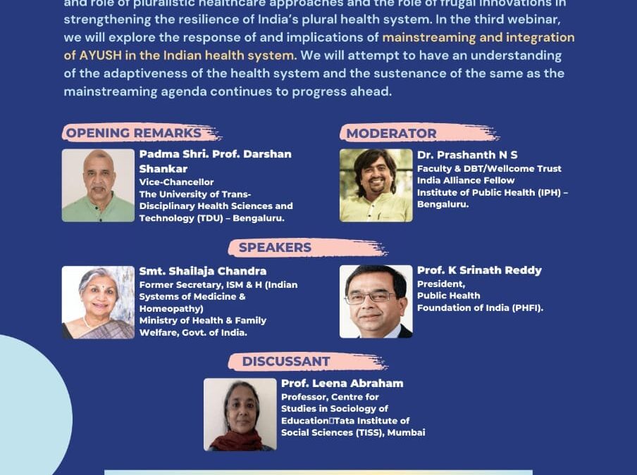 Strengthening the Resilience of India’s Plural Health System: Lessons from the COVID-19 crisis
